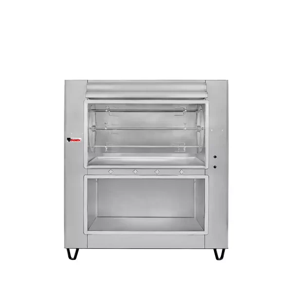 "Rosticero Tradicional Premium 48 Pollos - Modelo 48RACE-PA - Equipo de alta capacidad para cocción de pollos en gastronomía profesional