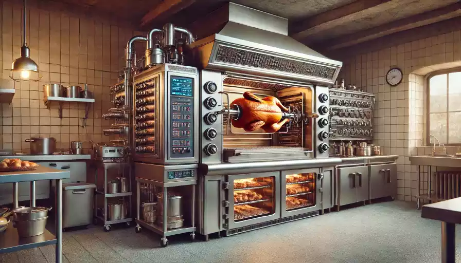 horno para rostizar pollos rancheros