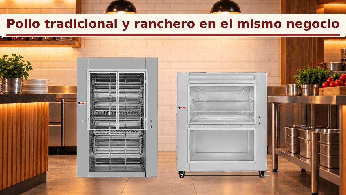 ¿Conviene vender pollo tradicional y ranchero en la misma rosticería?